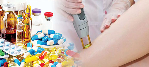 مصرف کورتون با لیزر